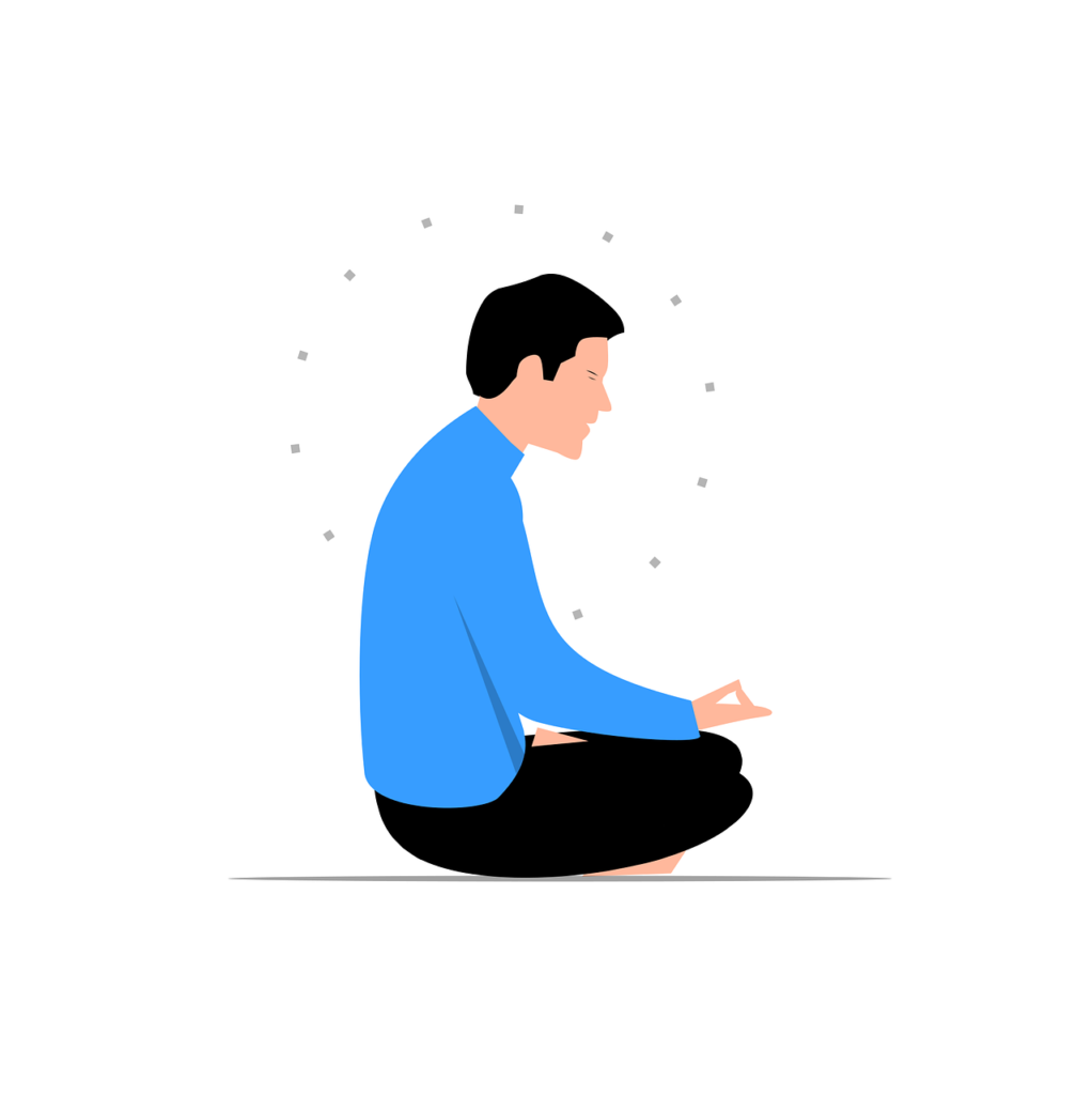 yoga healing meditating man mental 7683676